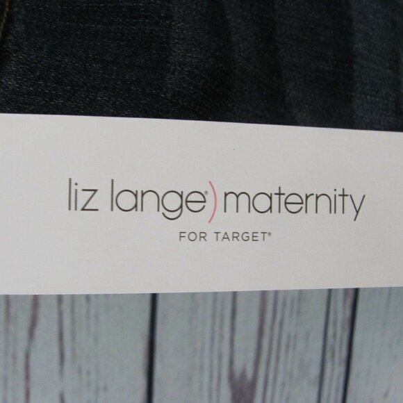 Liz Lange Maternity Jeans Womens Size 6 (32 x 31) Flex Panel Denim Med Wash NWT - Picture 13 of 16